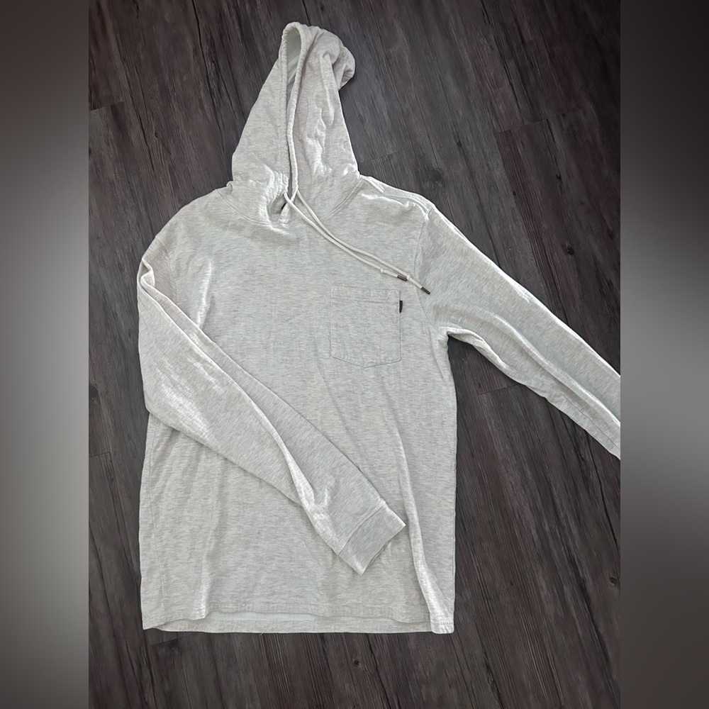 Ripcurl- beige lightweight pullover with hood and drawstring